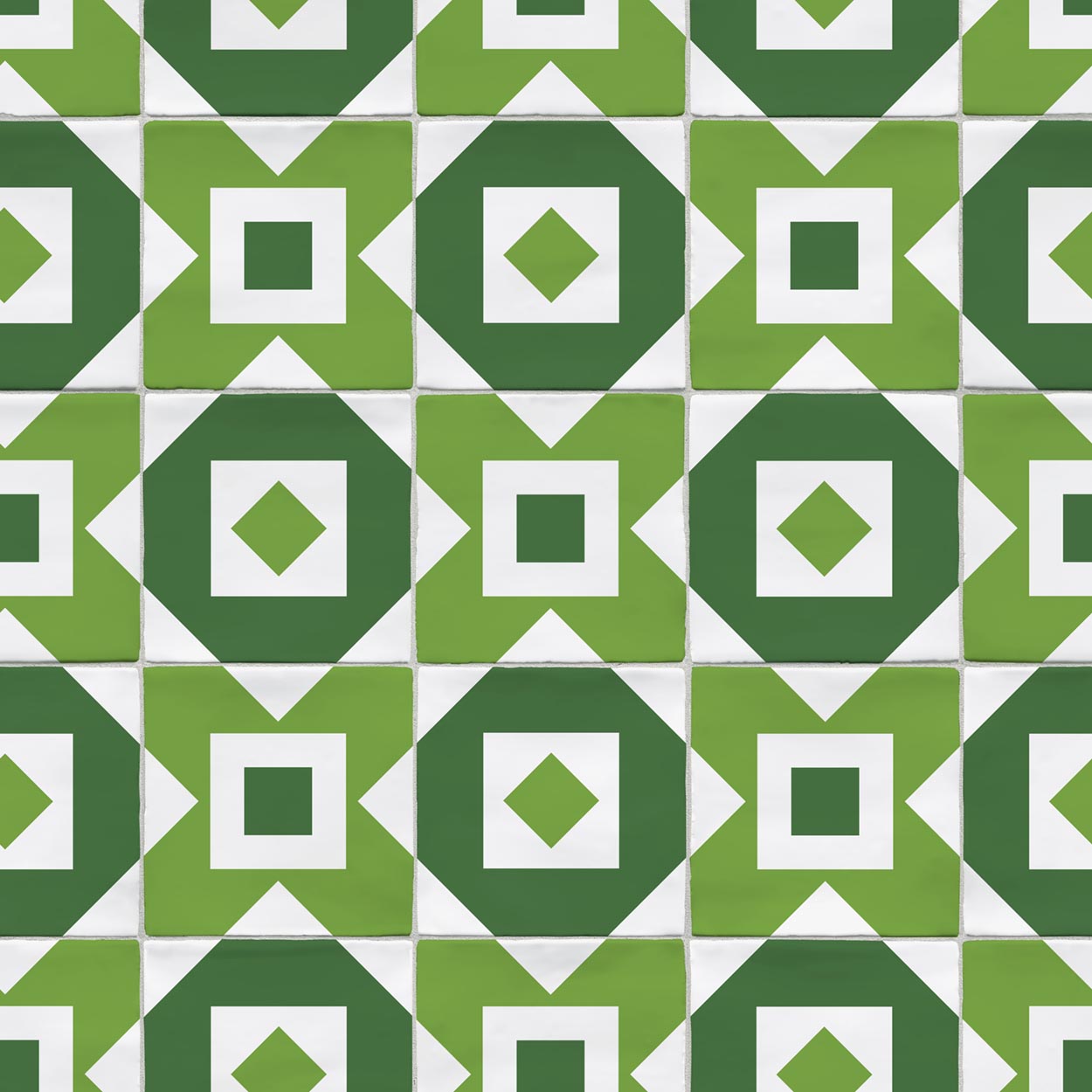 Green Retro Tile