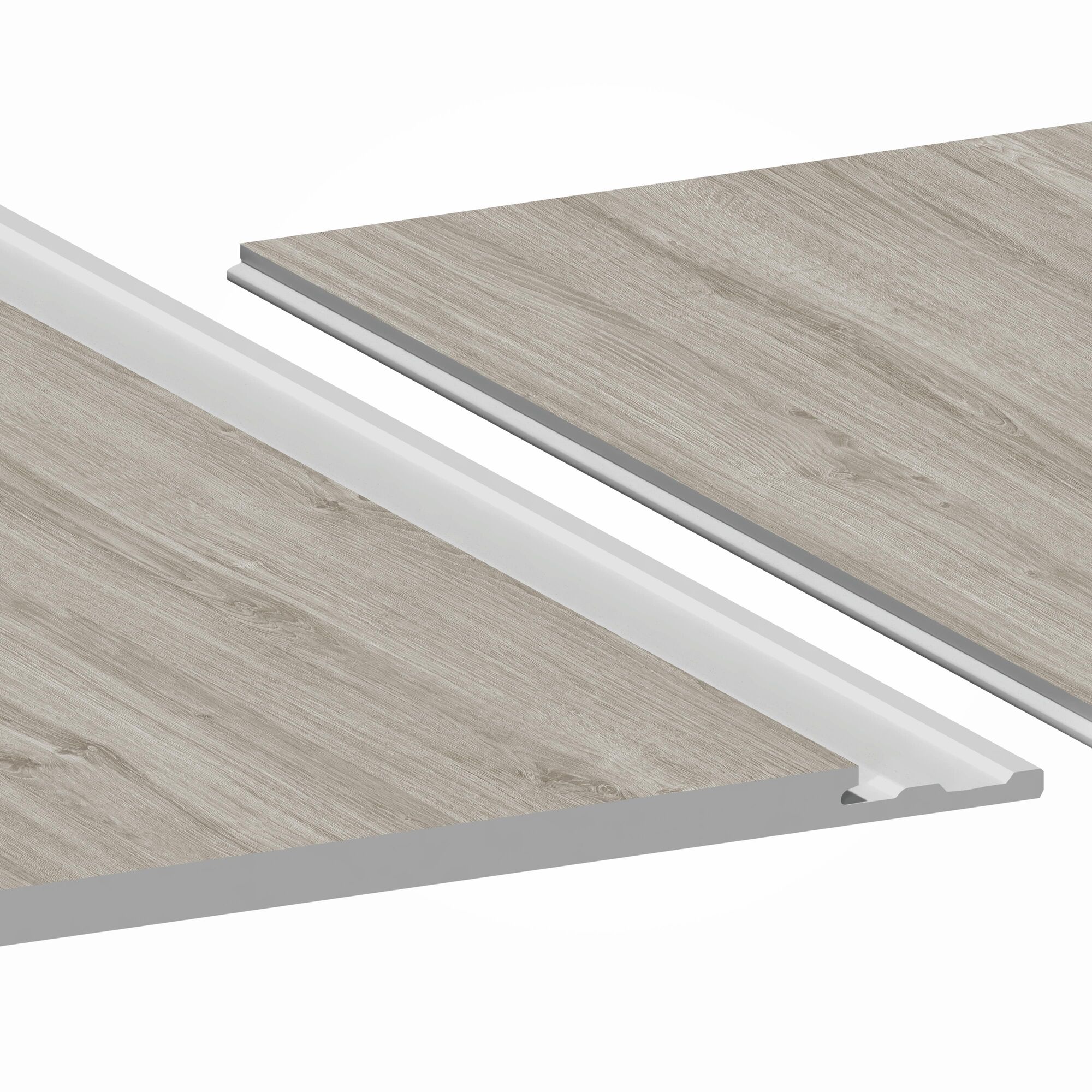 Façade Systems Outdoor Panels Profile Oak Light Grey