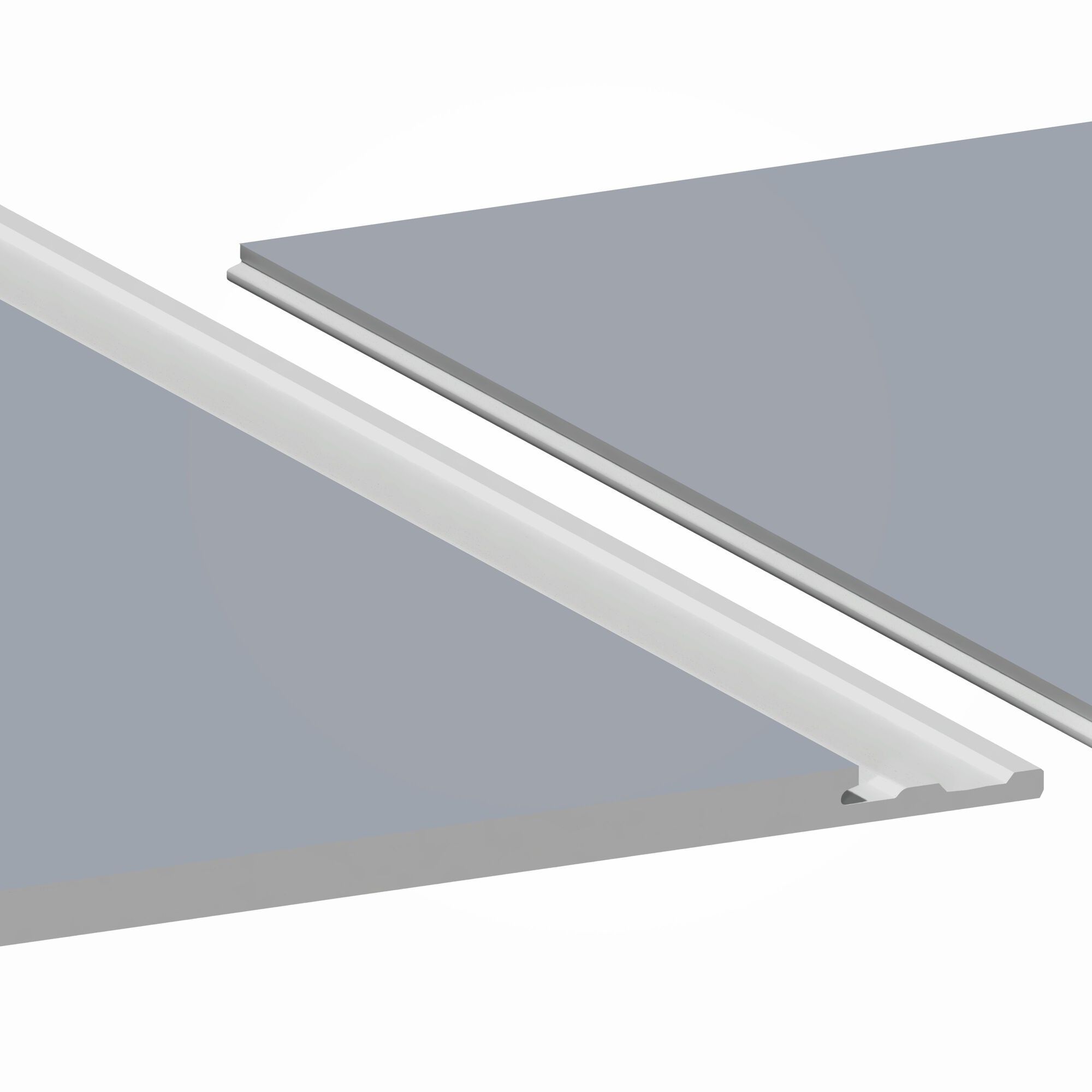 Façade Systems Outdoor Panels Profile Light Grey 7040