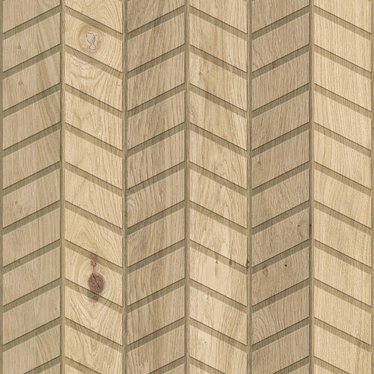 Color sample Milled Rough Oak Pattern - (260,5 x 48,2 x 0,45 cm) 2,511m²