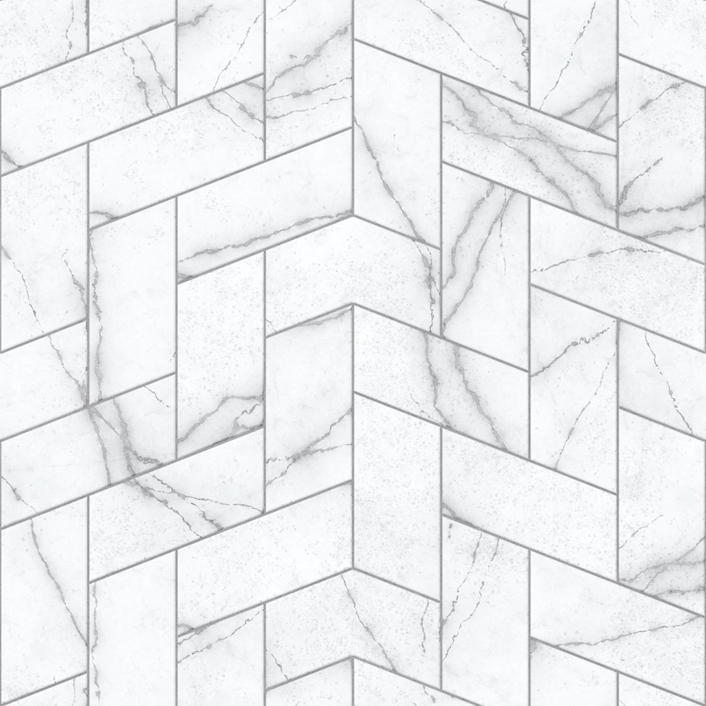 Color sample Carrara Marble Tile - (260,5 x 48,2 x 0,45 cm) 2,511m²
